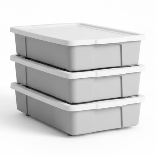 47l grey underbed storage - underbed,