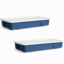 2 Pack 47L Blue Underbed