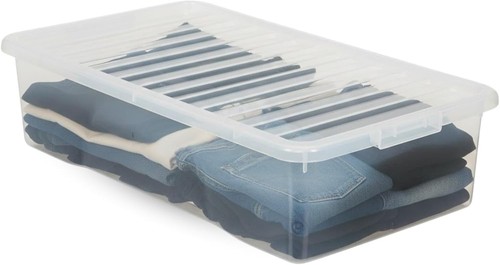 43l clear underbed storage - 43l, box