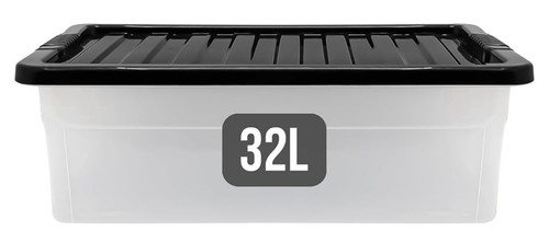 32l plastic under bed - , storage