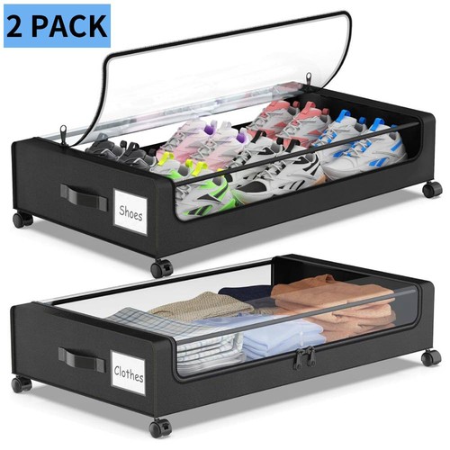 Pack under bed storage - 2-pack, with