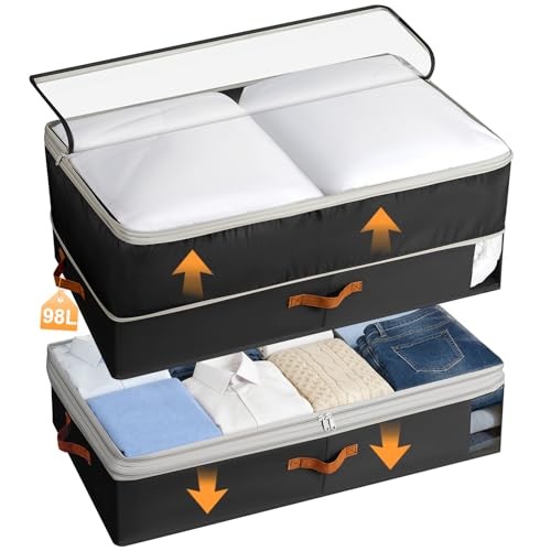 Dimj underbed storage box with - underbed,