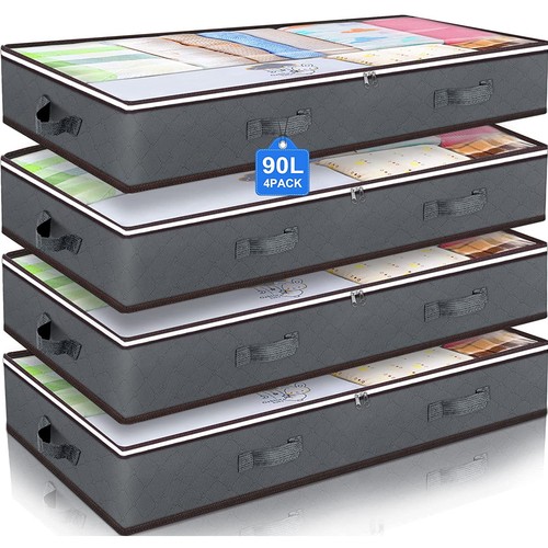 4pack 90l underbed storage - 4pack,