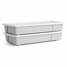 2 Pack 47L Grey Underbed