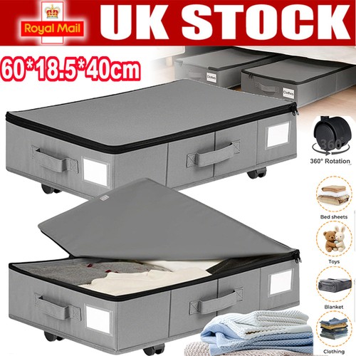 Large underbed storage box - 2×,