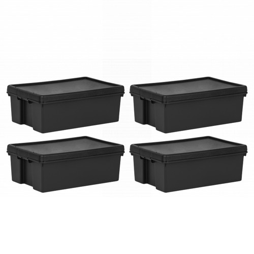 Underbed 36l black storage - 4,