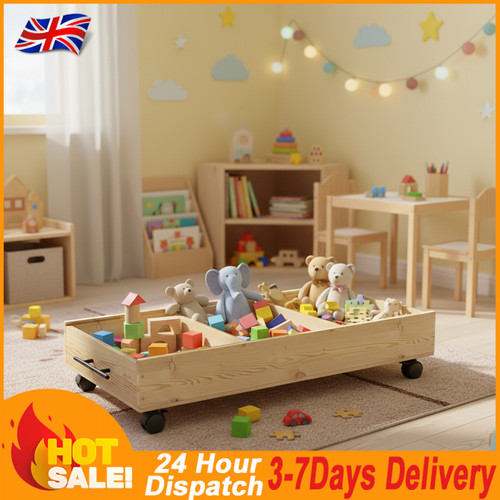 Wooden underbed storage box - underbed,