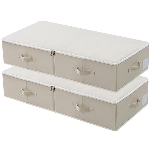 Foldable underbed storage box - storage,