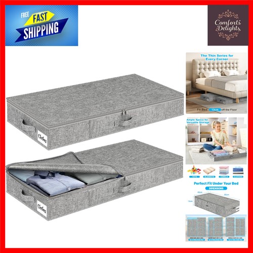 Shallow under bed storage box - shallow,