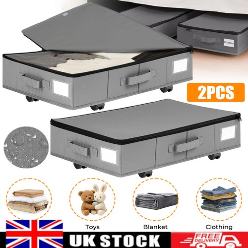 Large underbed storage box - 2x,