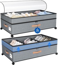 2x Underbed Storage Box on