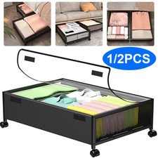 1/2Pack Under Bed Storage with