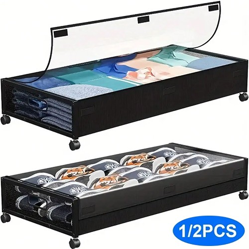 Underbed storage box on - underbed,