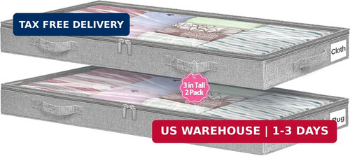 Inch high under bed storage - under,