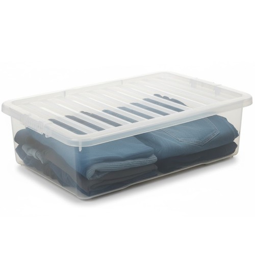 Clear under bed storage box - under,