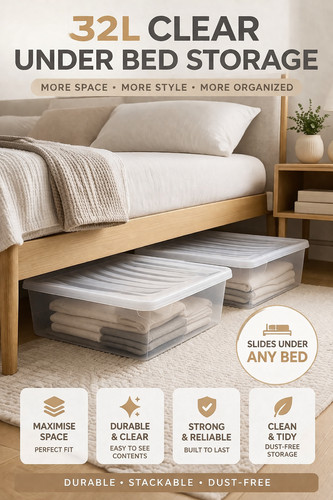 Clear underbed storage - 2,
