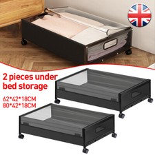 2x Underbed Storage Box on