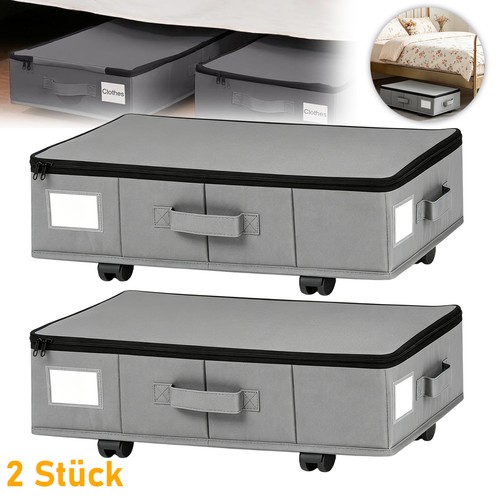 2pcs underbed storage box - underbed,