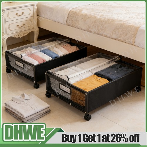 2pcs large underbed storage - 2pcs,