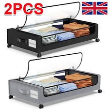 2PCS Under Bed Storage with