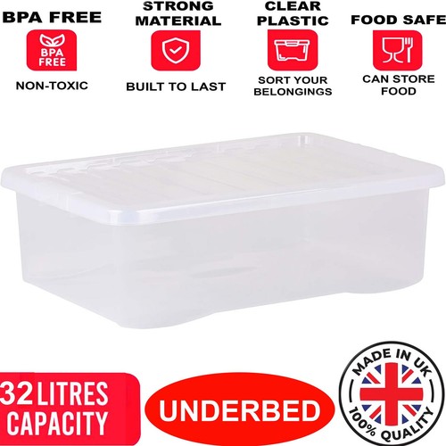 Underbed plastic storage box - underbed,