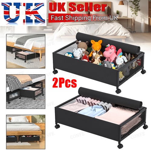 2pcs large underbed - 2pcs, storage